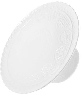 OFFSCH Piatto Porta Dessert in Ceramica Piatto Per Frutta Vassoio Per Torte Espositore Per Snack Per Feste E Eventi