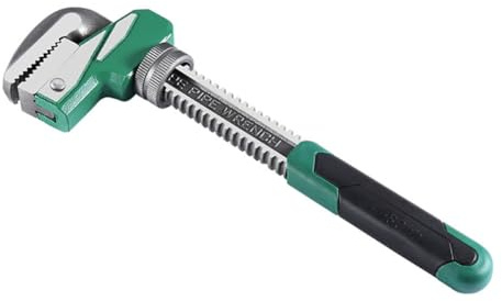 Inkoby Rohrzange F-Typ Pipe Vise Schraubenschlüssel Mehrfunktionaler Schraubenschlüssel mit Verlängerungswinkel für Spezialventile