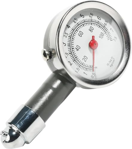 Air Pressure Tester, Tyre Pressure Gauge 0-100Psi, for Car, Bike and Motorcycle