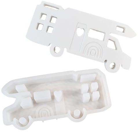 Ralondbey Stampo in resina epossidica, stampi in silicone per colata di decorazioni per camper accessori, muffa, camper, decorazione, stampo in silicone per parete o tavolo