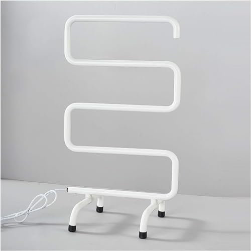 Radiatore scaldasalviette elettrico, scaldasalviette elettrico, scaldasalviette elettrico piegato, scaldasalviette indipendente, scaldasalviette portatile per la casa, bagno, acciaio inossidabile,
