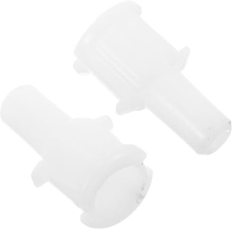 VILLCASE 2pezzi Perni in Plastica Bianca Per Persiane Dighe d Per Riparazione Armadietti Mobili Cucina Accessori Per Finestre