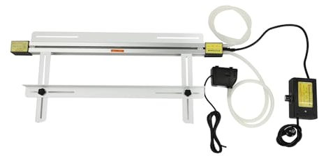 Cintreuse de tubes électrique Plieuse à chaud en acrylique de 60 cm, plieuse de feuilles de plastique PVC avec support 1000 W