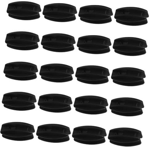 Zerodeko 20piezas Aisladores De Eléctricas Aislantes para Postes De Esquina y Tensores De Alambre Herramientas para Resistente