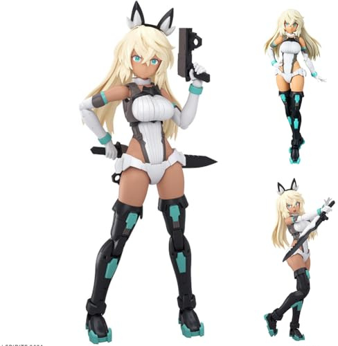Xinchangda Figura de ilustración de anime 30MS SIS-H00-Sestie Figura de acción de 15 cm, pintura original, estatua de chica linda movible y reemplazable por la cabeza, modelo de PVC