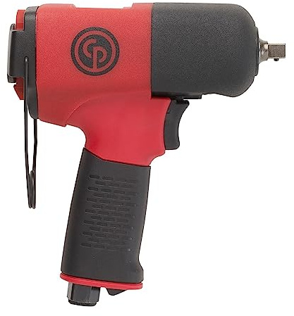 Chicago Pneumatic CP8222-P - 3/8 Inch Air Impact Wrench, Pistol Handle, Max Torque Reverse Output 332 ft. lbf / 450 Nm, 11500 RPM, Twin Hammer