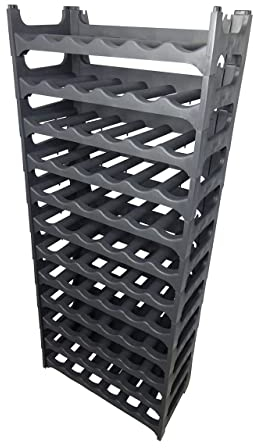 ap alpfa gmbh Weinregal für 72 Flaschen anthrazit / Qualität Made in Germany