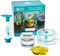 Fermentology Kit de Fermentación para Principiantes Simply Sauer - Compatible con Tarros de Boca Ancha - Incluye Pesas, Tapas, Bomba