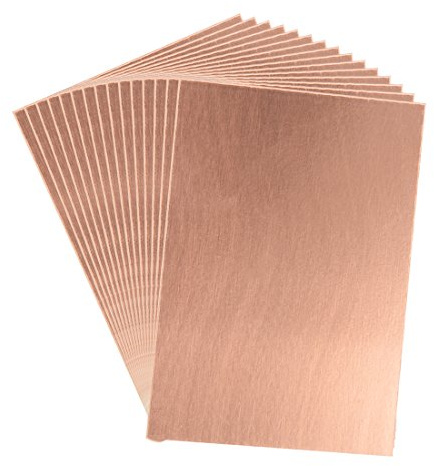 Sourcingmap 7X10cm Single Sided Copper Clad Laminate PCB Circuit Board Brown 15pcs