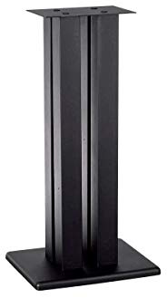 Monolith Lautsprecherständer, 71,1 cm, Schwarz, unterstützt 45,4 kg, verstellbare Spikes, kompatibel mit Bose, Polk, Sony, Yamaha, Pioneer und Anderen