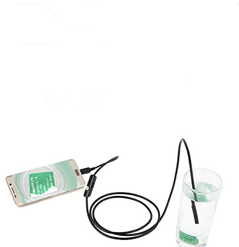 USB-Endoskop, 7mm Fokus Kamera Objektiv 2M Wasserdicht 6 LED Kamera Borescope, HD USB Inspektionskamera