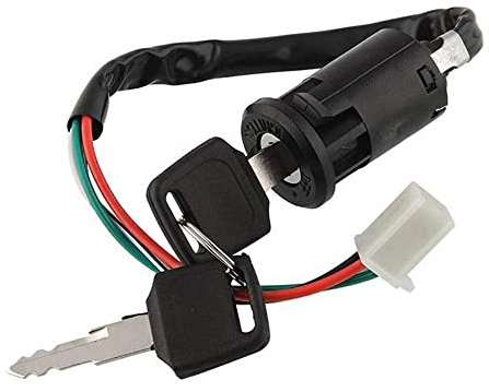 CENPEK 5 pz Moto ATV 4 Fili Blocco Accensione Interruttore A Chiave Spina Compatibile con 50cc 70cc 90cc 110cc 125cc150cc 200cc 250cc