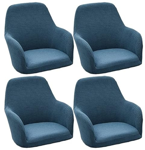 klkjk Stretch Stuhlhussen-Bezüge Stuhlbezug Mit Armlehne 2/4/6er Set Esszimmerstuhlbezug Hochlehner Stuhlbezug Schonbezug Stuhl Abdeckung Schonbezug Für Esszimmer, Büro Schutzhülle