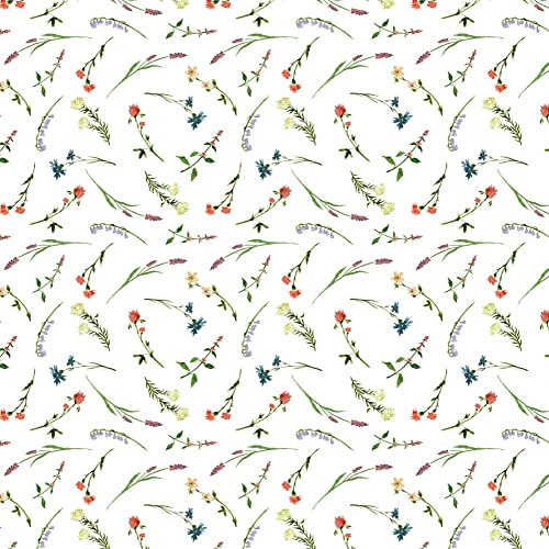 Mank Tischdecken aus Airlaid Mitteldecken 80 x 80 cm Einmal Tischdecke für Gastronomie und Feiern 20 Stück Kalina Mitteldecke Sommer Frühling Blumen Floral Tisch Deko Decke