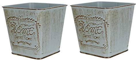 Abaodam 2pièces Pot Vintage pour Plantes Succulentes Conteneur De Jardinage Élégant pour Décoration Intérieure Et Extérieure