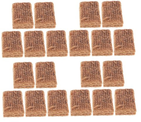 Mipcase 20piezas Cubes De Encendido para BBQ y Fondue Eficaces y Prácticos para Acampar y Cocinar Al Aire