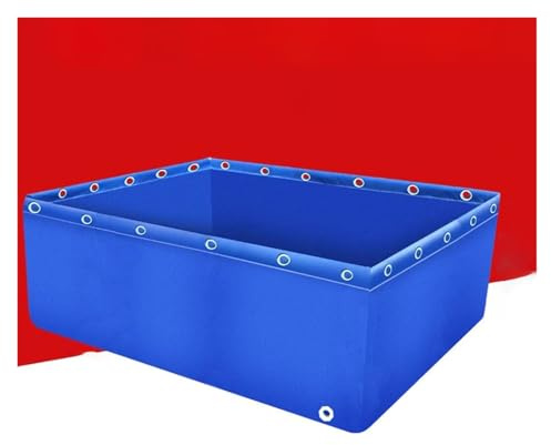 Portable Aquaculture Water Tank - Steel Frame, Foldable PVC Canvas Fish Pond Reservoir, Large Capacity for Breeding & Water Storage, Ideal Aquaponics Solution