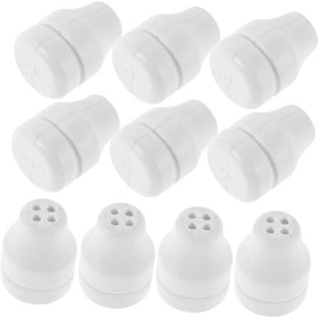 RORPOIR 10pcs Four-hole Copper Blind Cord Knobs Window Pulley Replacement Pull Cord Weights Home Window Accessories for Venetian Blinds and Curtain Treatment