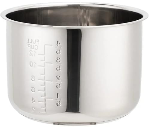 SHENJMAI Olla Interior arrocera Olla a presión de 6 l con Revestimiento Interior de arroz, ollas Interiores de Acero Inoxidable, Utensilios de Cocina antiadherentes, Accesorios de Cocina(4L)