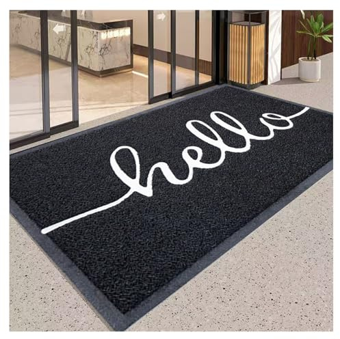 CVBN Personalisierte Teppiche mit Name Logo Kommerziell Personalisierter Teppich mit Gummirand Fußmatte Seidenschlinge Fussmatte Rutschfester für Konzerne Einkaufszentren,150x90cm