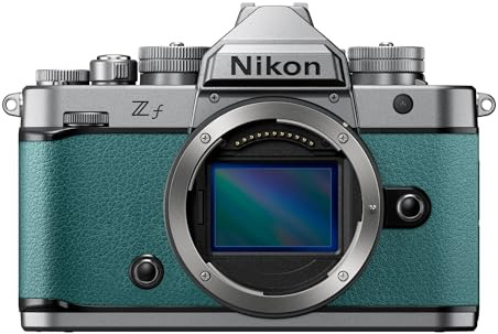 Nikon Zf Mirrorless Camera (Body Only) with 24.5MP Full-Frame BSI CMOS Sensor and EXPEED 7 Processor (Silver and Teal Blue)