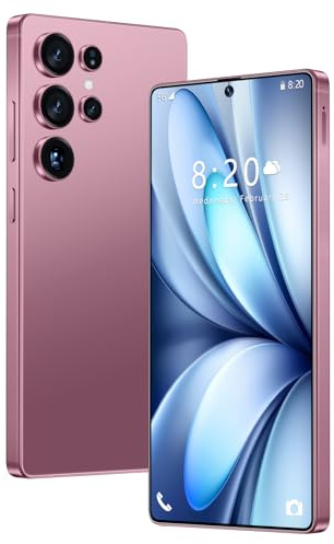 Smartphone S25 Ultra, 16 GB 1 TB, Batteria Da 8000 MAh, Android 14, Fotocamera Impermeabile Da 72 MP 108 MP, Telefono Cellulare Da Esterno Sbloccato Da 7,3 Pollici, Slot Per 3 Schede 5G NFC,Rose G