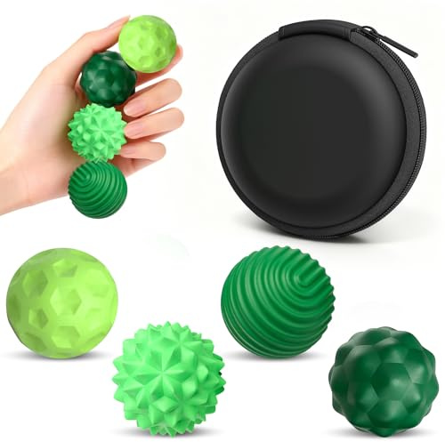 Magnetische Fidget Toys, 4 Stück Magnetic Fidget Balls Magnetische Kugeln | Silikon Magnetkugeln Anti Stress Bälle Sensorik Spielzeug Sensorische Magnetische Kugeln Sensory Fidget Toy