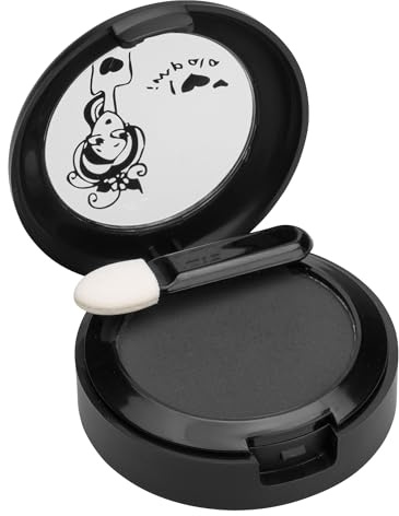 IMPALA | Matte Eyeshadow Black 57 | Professional Powder Eyeshadow | High Pigmentation and Natural Finish | Includes Mirror and Applicator | Long-Lasting and Maximum Adhesion