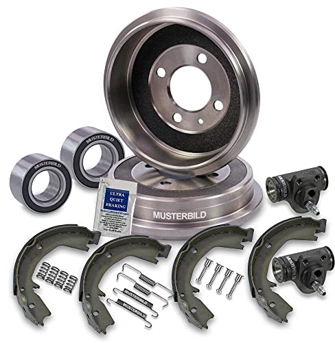 BESTPRICE Bremsensatz Hinterachse inkl. Kompatibel mit SEAT CORDOBA (6K1, 6K2)(6K5), IBIZA II (6K1), TOLEDO I (1L2), VW GOLF 3 (1H1)(1E7)(1H5), POLO (6N1) (6V2), VENTO (1H2)