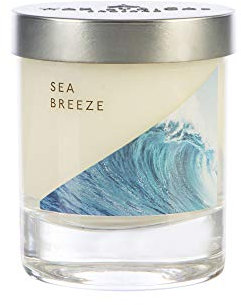 Wax Lyrical Sea Breeze Small Candle, Up to 35hrs, Ivory