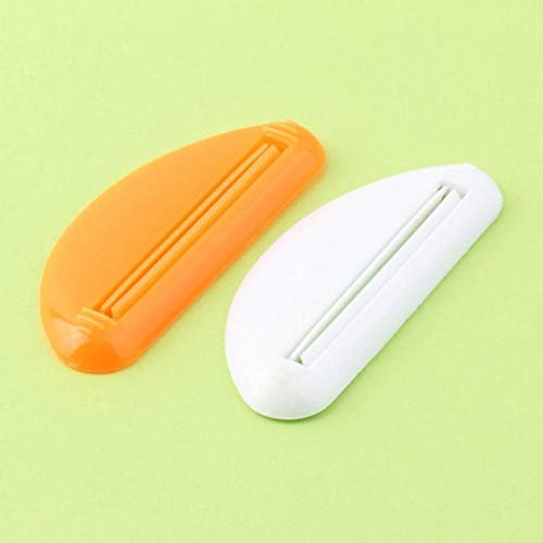 4pcs Toothpaste Tube Squeezer Dispenser, Plastic Toothpaste Clips Squeezers Tool for Toothpaste, Hand Cream, Paint Tube, Cosmetics (random Color)