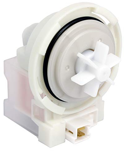 SPARES2GO Ablaufpumpensockel für Waschmaschine Bosch WAP WAQ WAT WUQ Serie (230V, 50Hz, 30W, 0,2A)