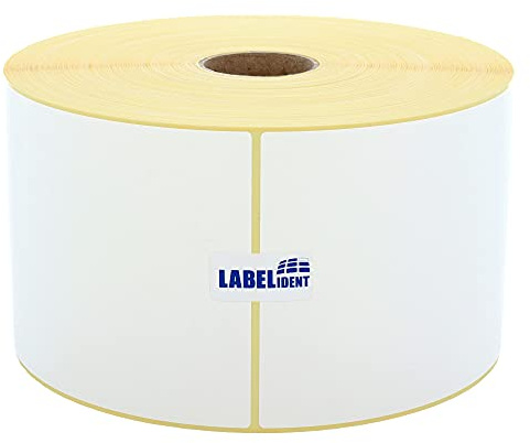 Versandetiketten DHL - 103 x 199 mm - 1.000 Thermo-Eco Papier Etiketten auf 1 Rolle(n) mit 40 mm Kern, Thermodirekt Etiketten selbstklebend, Trägerperfo.