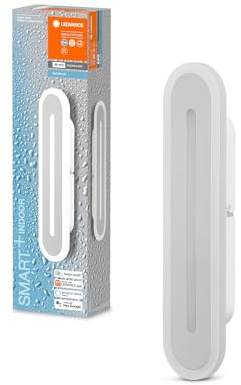 LEDVANCE Smart LED Badezimmerlampe white, 1200LM, 3000-6500K, 300mm x 70mm, IP44, Orbis Bath Wandleuchte, Badezimmerleuchte mit Wifi Technologie, dimmbar, steuerbar über App und Sprachassistenten