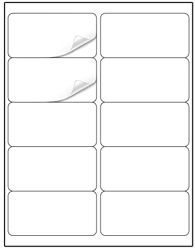 Methdic Shipping Labels 2×4 300 Labels Sticker Paper for Laser/Ink Jet Printer Mailing Labels 8.5*11 White 10 per Sheet
