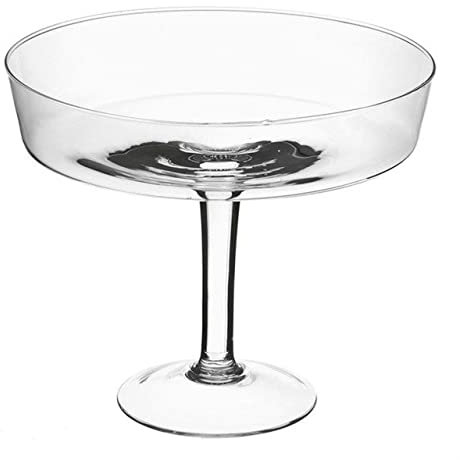 Alzata tonda in vetro per dolci e frutta cod.AC11775LU cm 20h diam.24,5 by Varotto & Co.