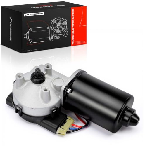 A-Premium Front Windshield Wiper Motor Without Washer Pump Compatible with Hummer H2 2003 2004 2005 2006 2007, 12-Pin