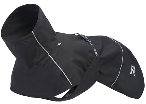 Rukka Pets HAYTON ECO Regenmantel für Hunde Schwarz 40