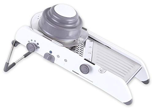 Mandolina per Verdure, Affettatrice Mandolina per Cucina, Taglia Verdure Mandolina Regolabile in Acciaio Inossidabile, Affetta Verdure da Cucina Multifunzionale con Manico Antiscivolo