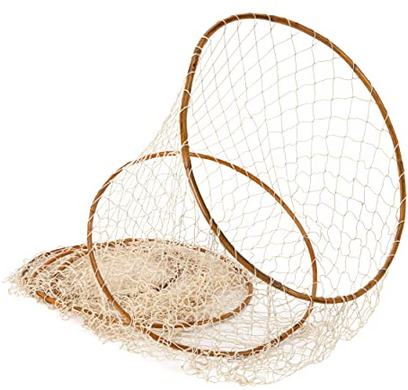 NKlaus Reuse aus Baumwolle mit 5 Ringen für Hobbyangler, 180cm, 1 Stück | Fünf Ringe; Durchmesser 50cm; Gewicht 315g; für nachhaltige Fischerei