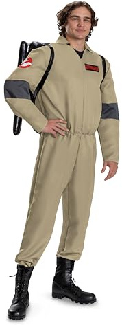 Ghostbusters Ghostbusters kostym för vuxna, officiellt licensierad av Disguise, bekväm passform och detaljerad design, vuxen XS/S