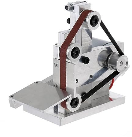Lijadora orbital, Mini lijadora de banda eléctrica, amoladora multifuncional, lijadora de banda, máquina pulidora DIY, cortador afilador de bordes de 7 engranajes para fabricación de metales, carpinte