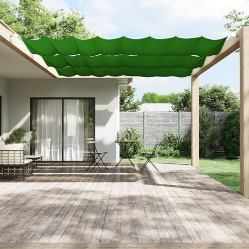 ShGaxin Senkrechtmarkise, Balkon Markise, Sonnenschutz, Balkon überdachung, Sonnenmarkise, Terrassen-markisen, Hellgrün 140x600 cm Oxford-Gewebe