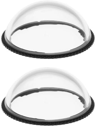 The Lord of the Tools 2pcs Standard Lens Cap Plastic Lens Guards Removable Lens Protector Compatible with Insta360 X4 Action Camera Accessories