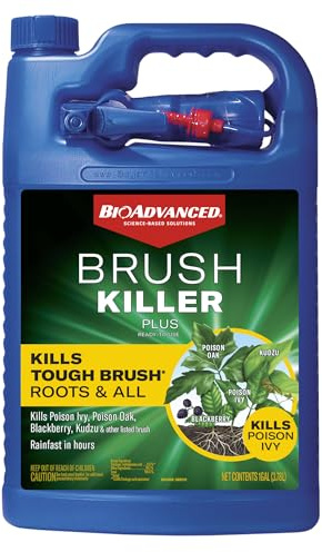 BioAdvanced triclopir 704655a Mata kudzu, Hiedra venenosa y Otra Asesino Cepillo Duro, más el Control de malezas de Hierba no selectivo