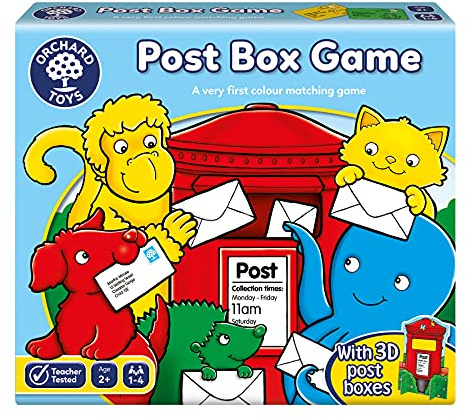 Orchard Toys Post Box Game, Matching and Posting Fun for Ages 2+