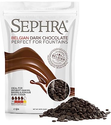 Sephra Dark Belgian Couverture Chocolate Callets 2.5kg – Fountain Ready