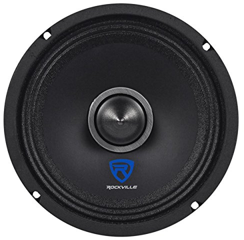 Rockville RXM68 6.5 150w 8 Ohm Mid-Bass Driver Car Audio Speaker, Mid-Range