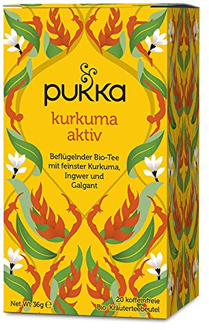 Pukka Bio-Kräutertee Kurkuma Aktiv, Tee-Aufgussbeutel