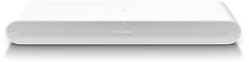 Sonos Ray Soundbar - All-in-one compact and sleek soundbar with Blockbuster sound for movies, gaming and wifi music streaming, compatible App and Apple AirPlay, in white